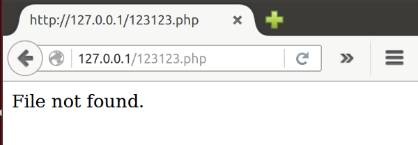 不存在的php文件
